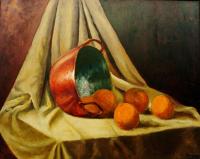 Mari Fe Romero Campo - Bodegon Con Naranjas